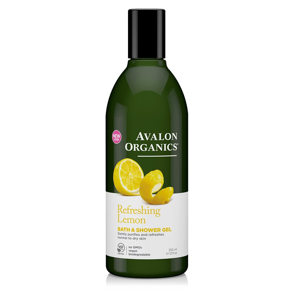 Avalon Organics Lemon Bath & Shower Gel 355ml